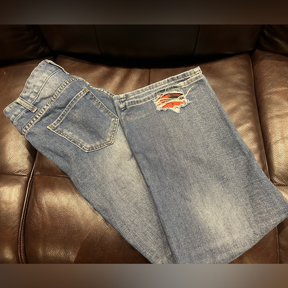 Distress Denim Jeans